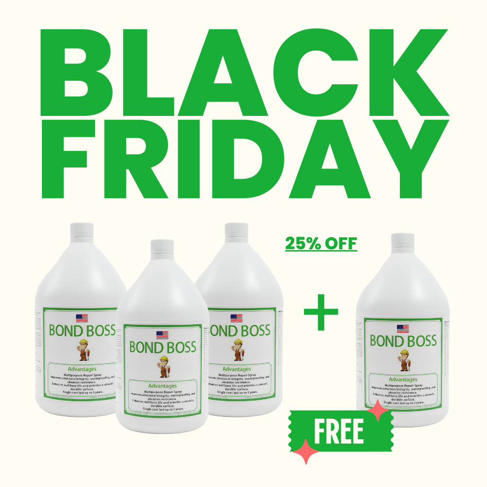 Bond Boss™ - Multipurpose Repair Spray ( 3 Gall + 1 Gall )
