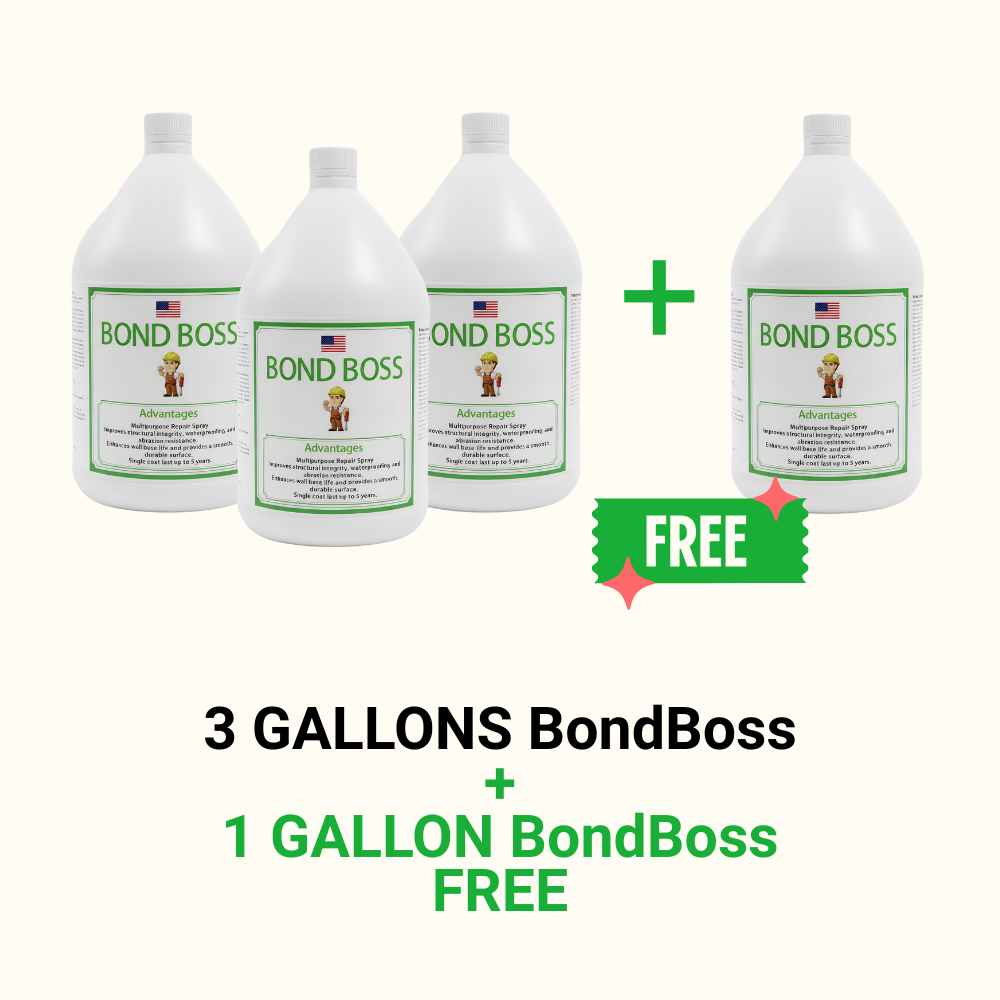 Bond Boss™ - Multipurpose Repair Spray ( 3 Gall + 1 Gall )