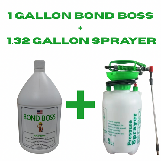 Bond Boss™ - Multipurpose Repair Spray ( 1 Gallon + 1 Sprayer )
